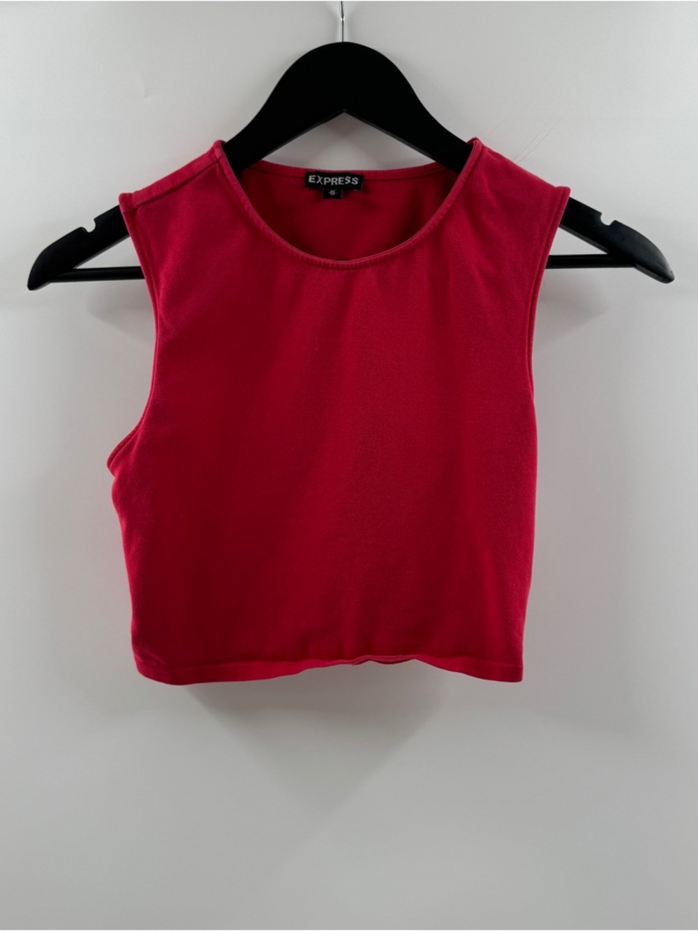 Express Red Cropped Tank Top – Women’s XS